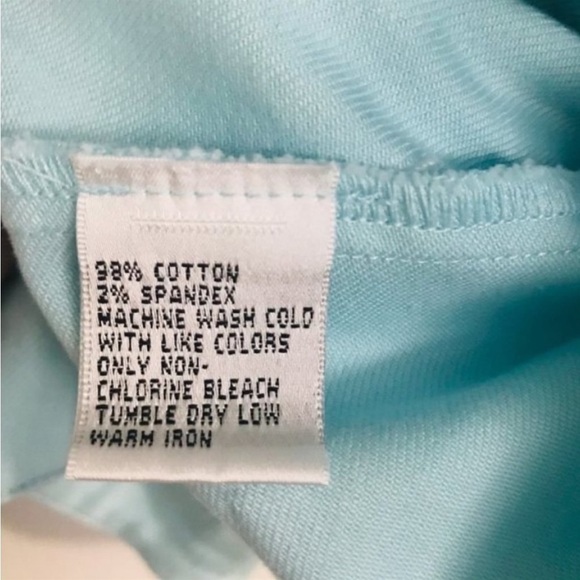 Talbots light blue military style stretch denim jacket 2P - Picture 10 of 11